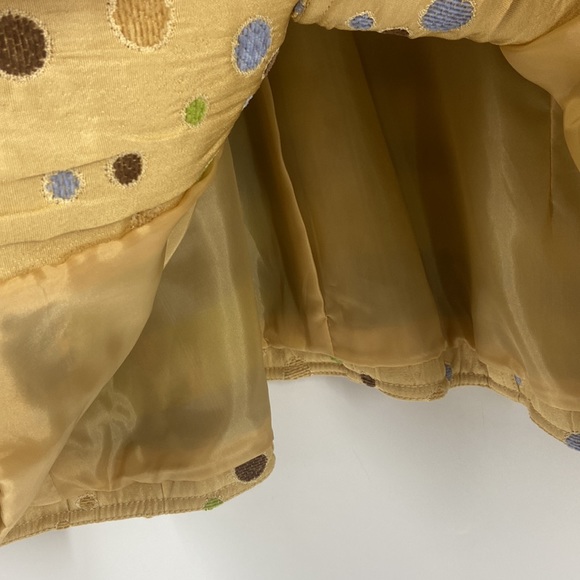 Boho elegant polka dot design artsy button front blazer jacket - Picture 11 of 14